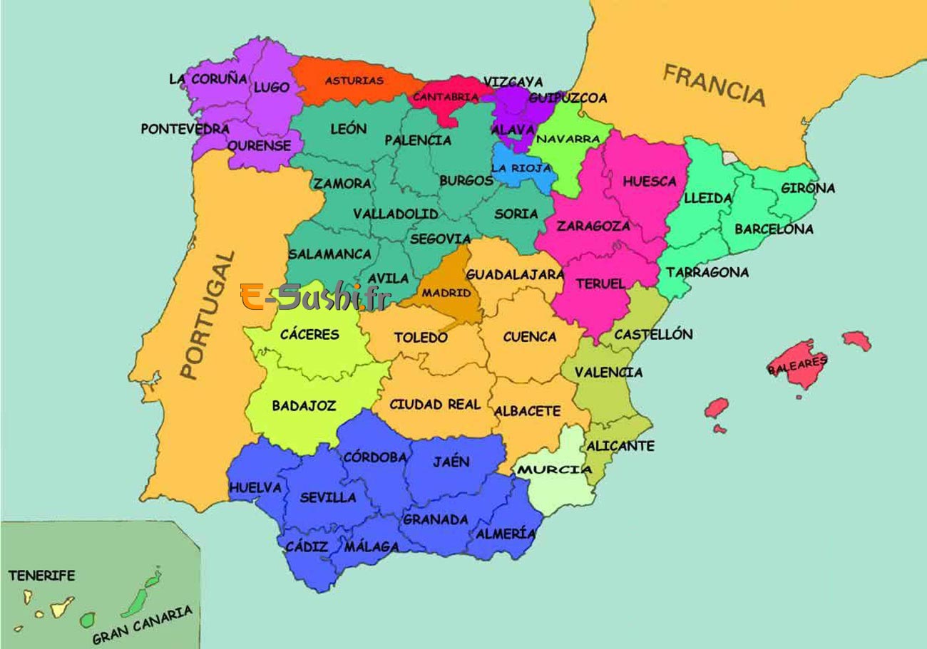Carte-Espagne
