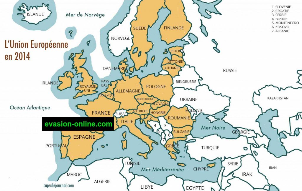 Carte Union-Européenne