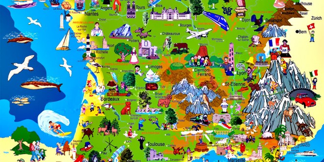 carte france touristique interactive