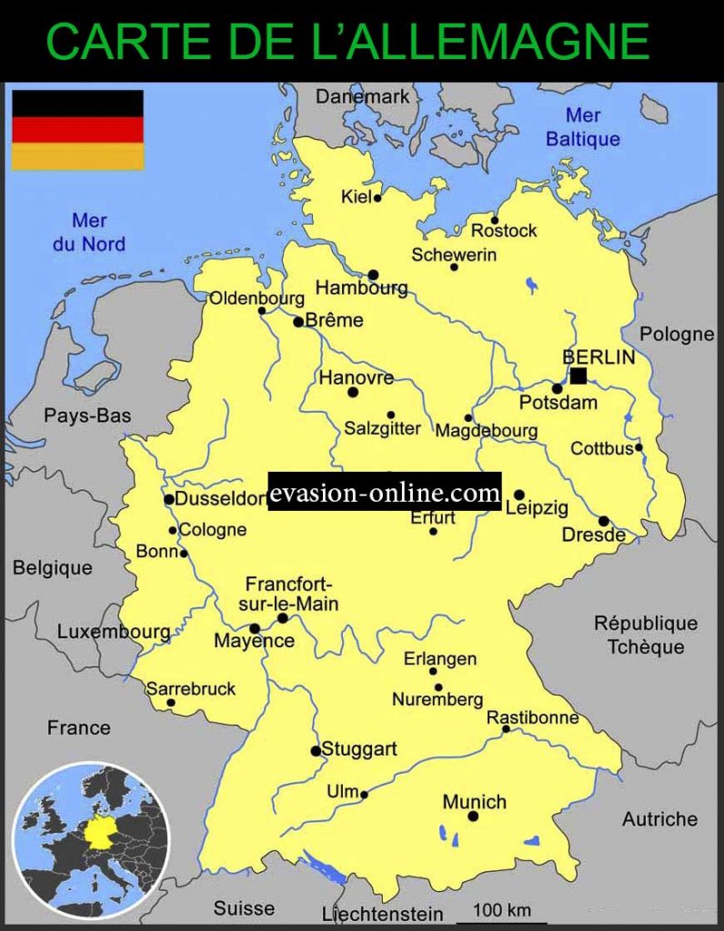 Allemagne Carte