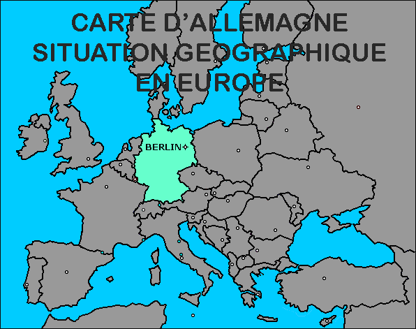 Allemagne - Carte Europe