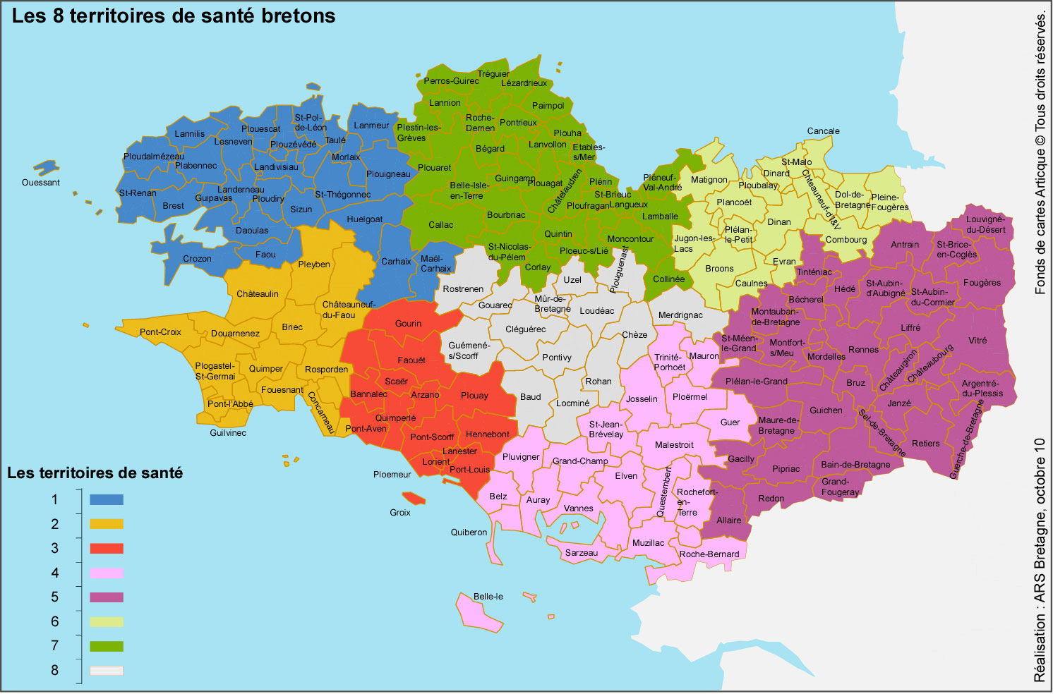 carte cantons en bretagne et territoires