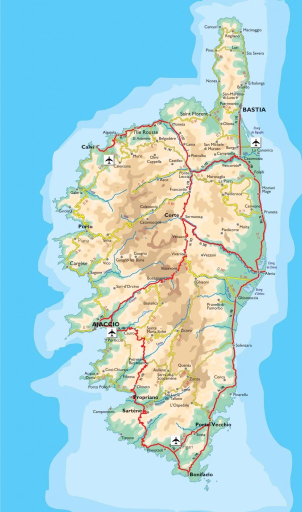 Carte Corse Voyage Carte Plan carte-corse-voyage-carte-plan