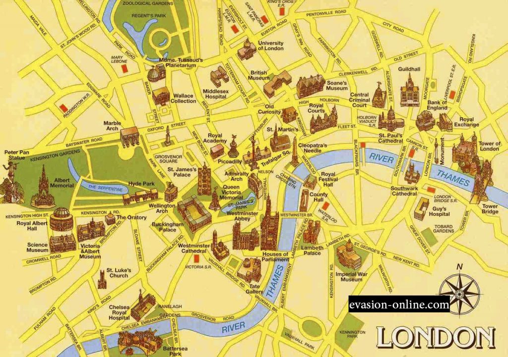 Carte de Londres