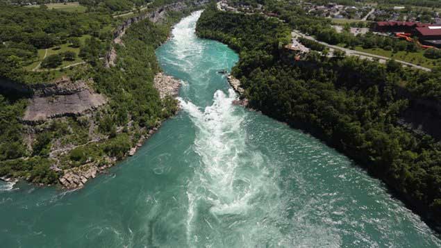 La rivière du Niagara de New York