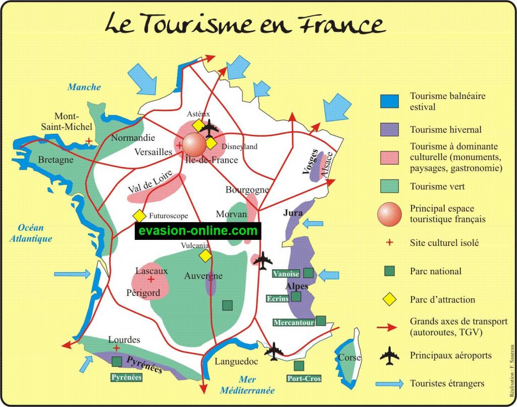 France Tourisme - Carte