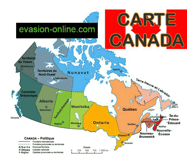 Canada - Carte