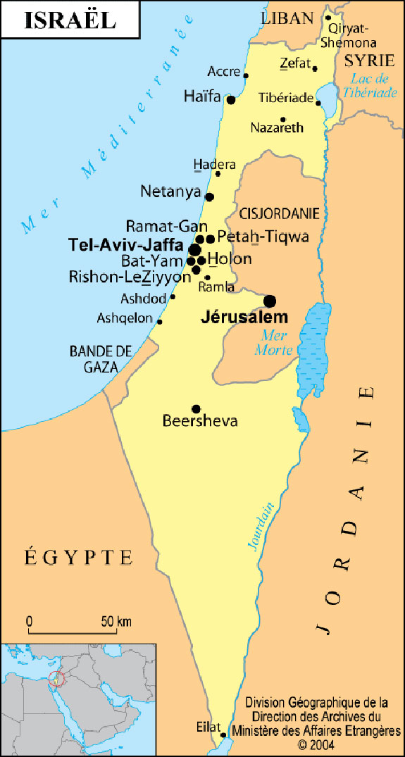 villes principales en israël