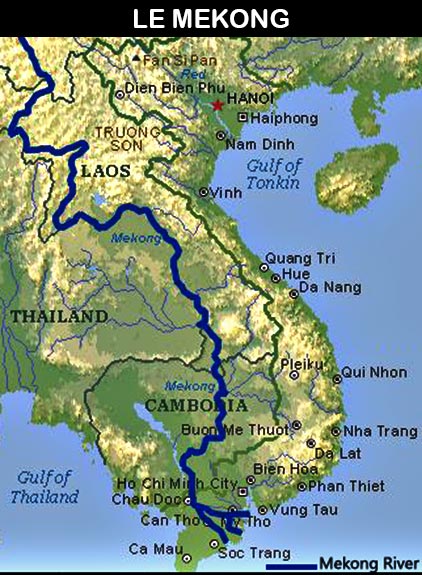 Carte du Mekong - cliquez sur l'image pour agrandir