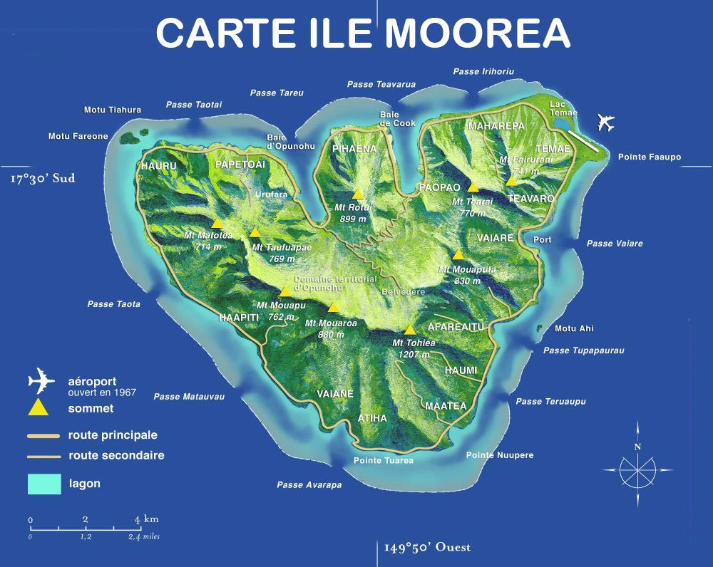 Moorea - Carte