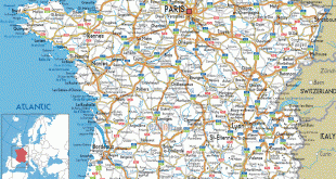carte de France routière