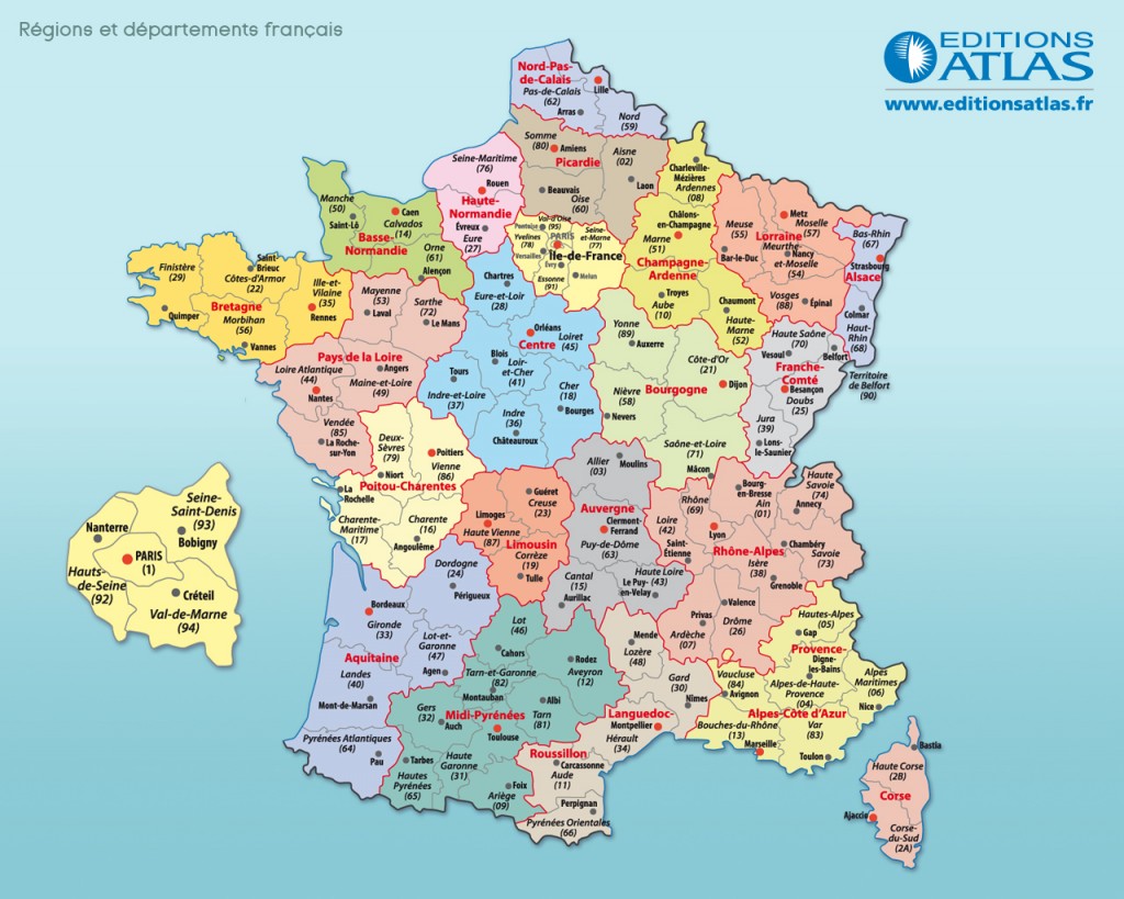 Carte de france touristique » Carte - Plan - Voyage