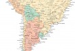 Carte Amérique du Sud
