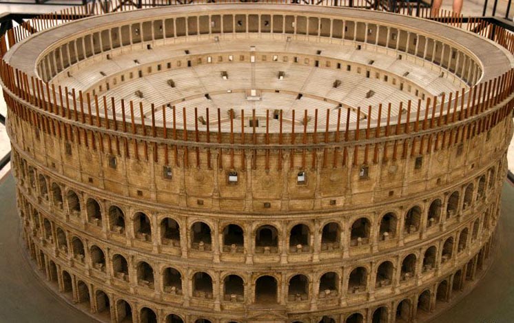 Maquette du Colisée Original de Rome