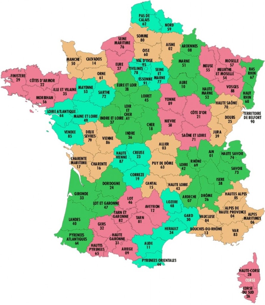 France départements