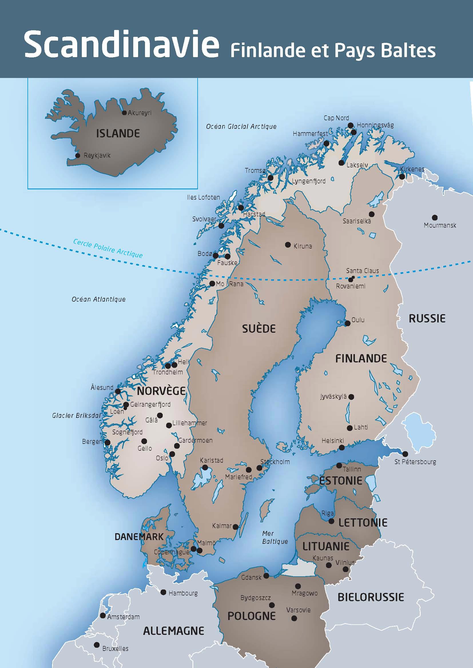 disappear elite Irregularities Scandinavie ≡ Voyage - Carte - Plan