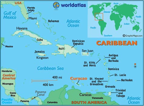 Carte de Curaçao