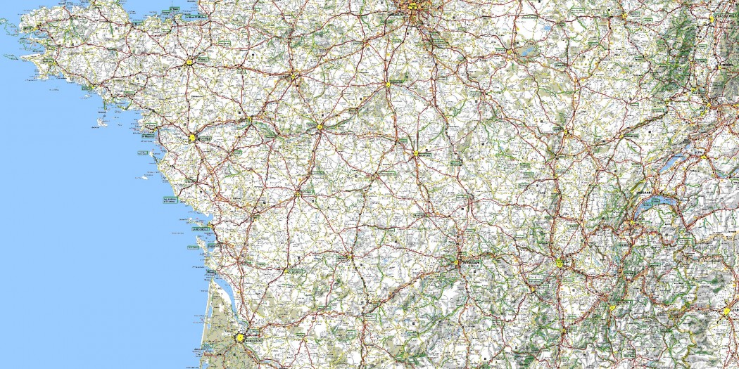 Carte de france touristique » Voyage - Carte - Plan