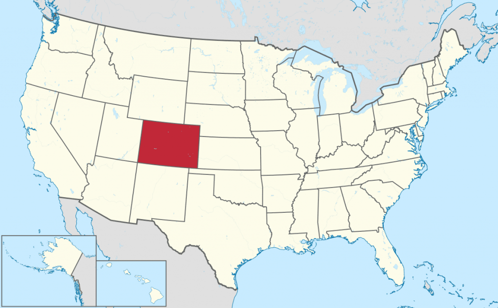 Carte du Colorado