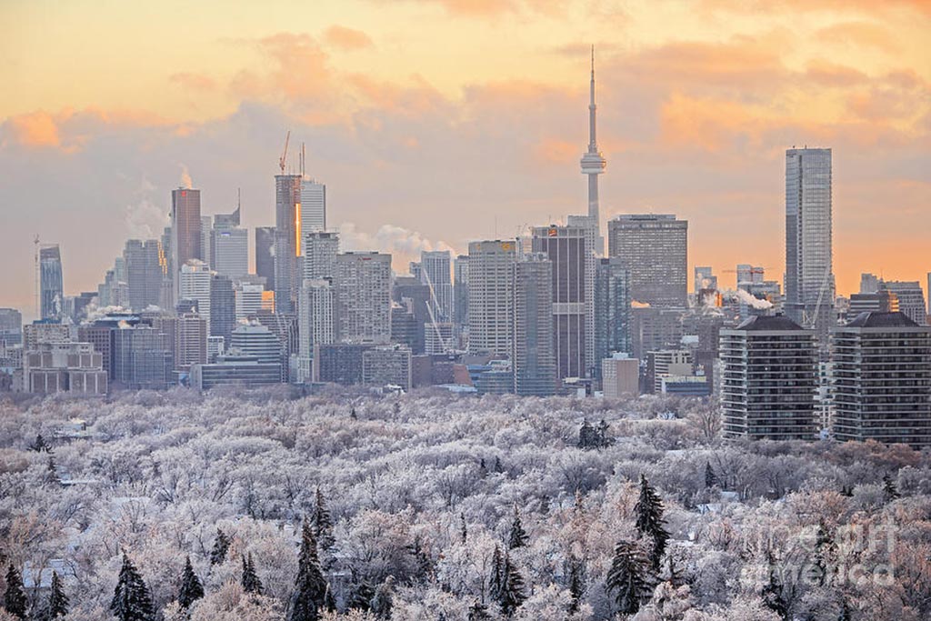 Toronto sous la neige