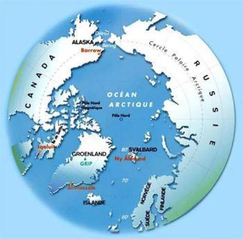 arctique carte