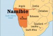 Carte de Namibie