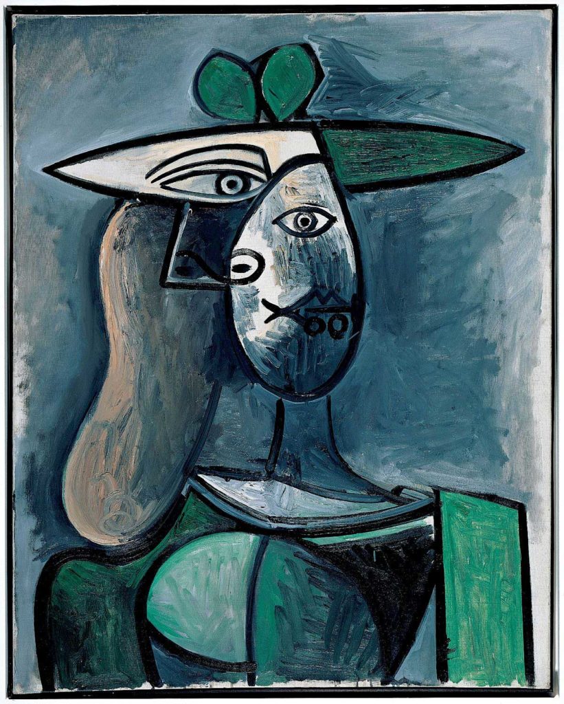Pablo Picasso - La dame au chapeau vert