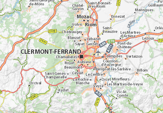 Clermont ferrand carte