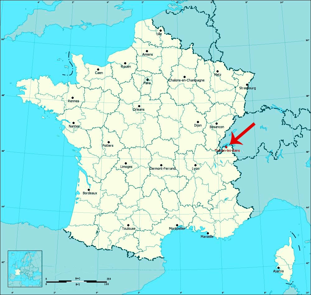 Carte - Thonon-les-Bains