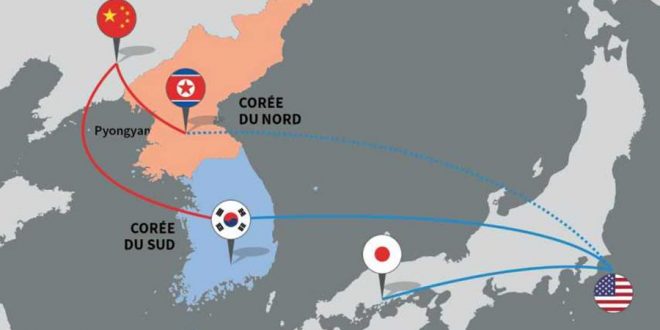Carte Corée du Nord