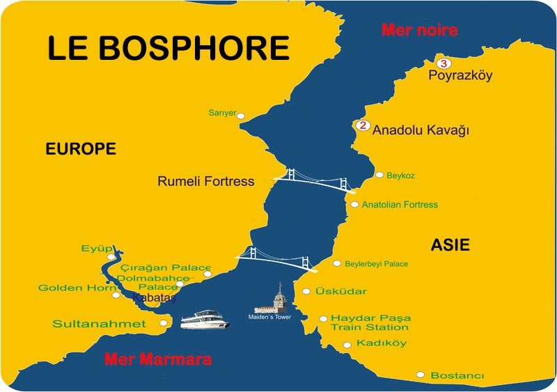 Carte du Bosphore