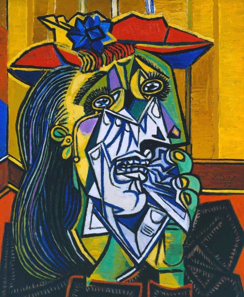 Femme qui pleure de Picasso