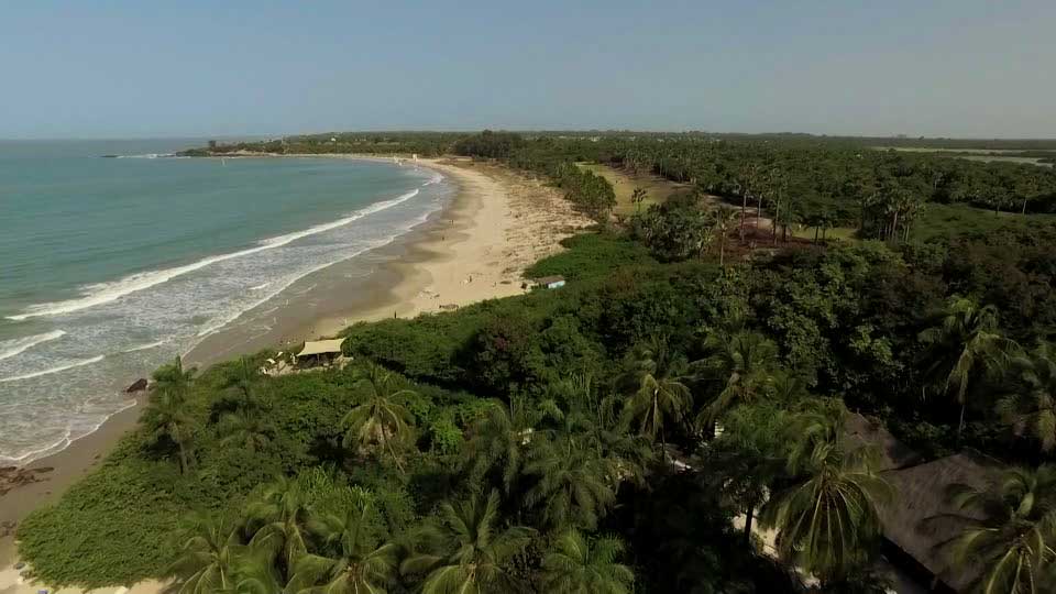 Casamance - vue aérienne
