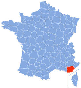 Département du Var - Carte de France