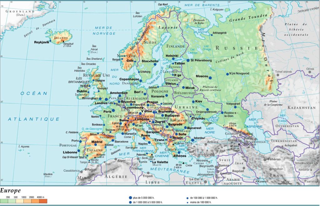 Pays Europe du nord 