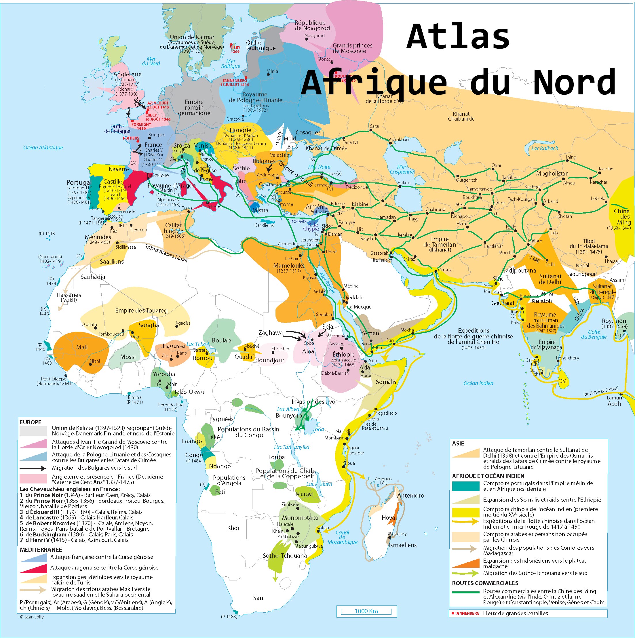 carte de l atlas