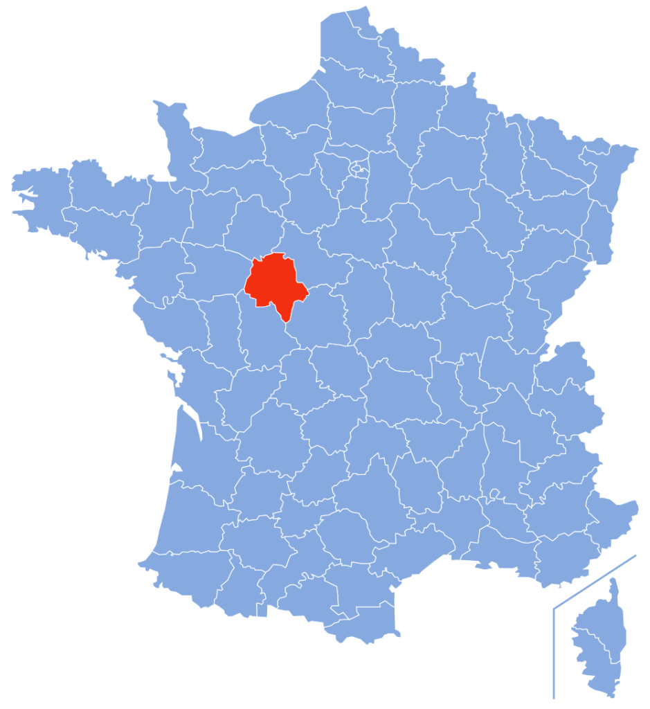 Indre et Loire carte de France