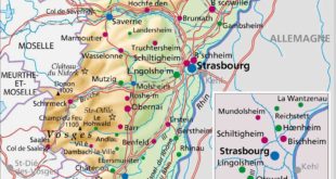 Carte du Bas Rhin -è