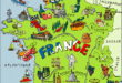 Vacances en France - Carte touristique