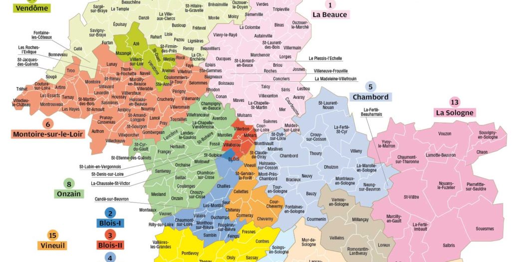 carte du departement 41