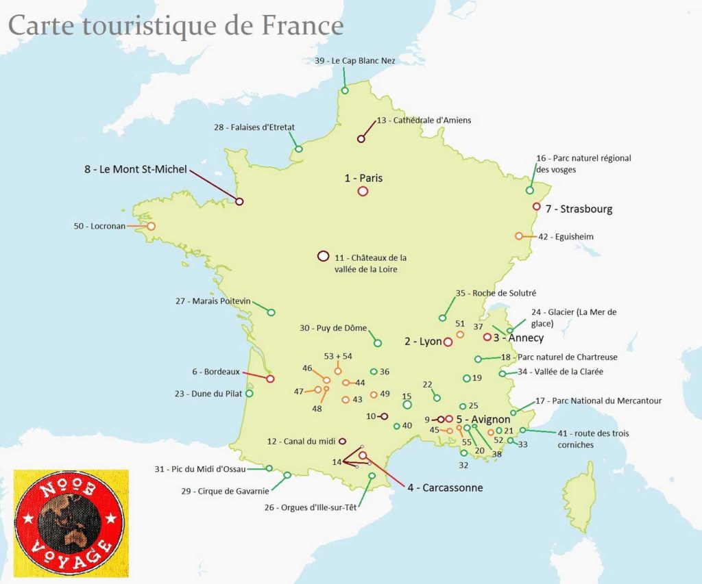carte-de-la-france-détaillée-touristique