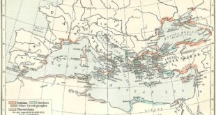 Carte de la méditerranée