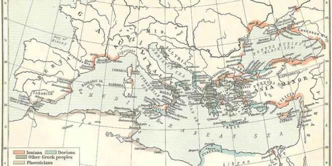 Carte de la méditerranée
