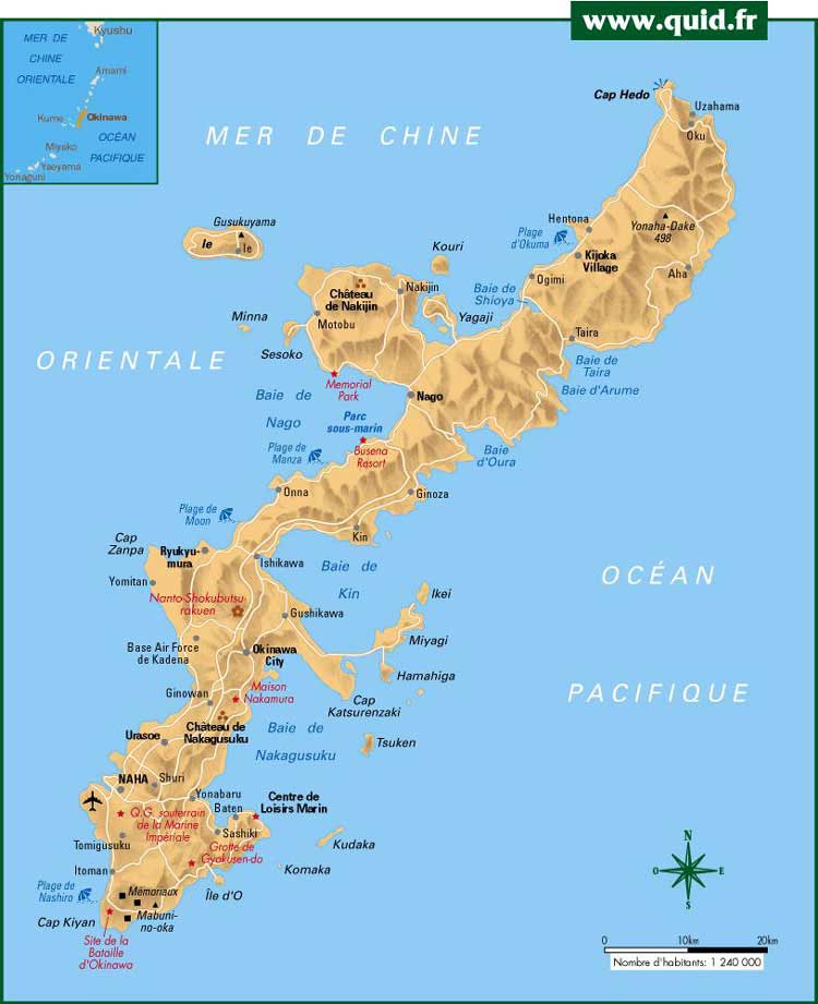 Okinawa - Carte