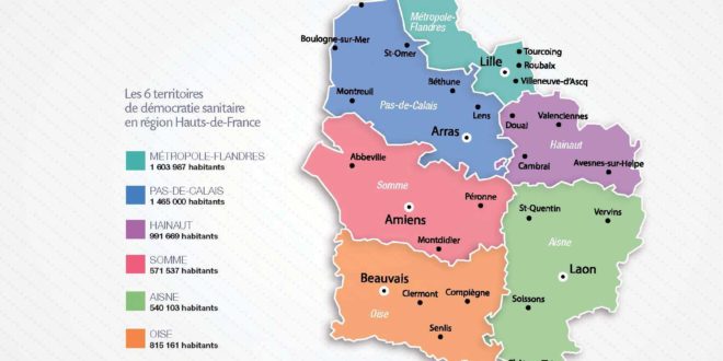 Hauts de France - Carte