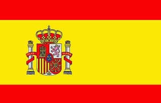 Couleurs du drapeau de l'Espagne