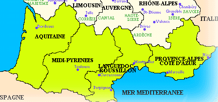 France- Région sud