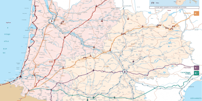 image reseau routier sud ouest france