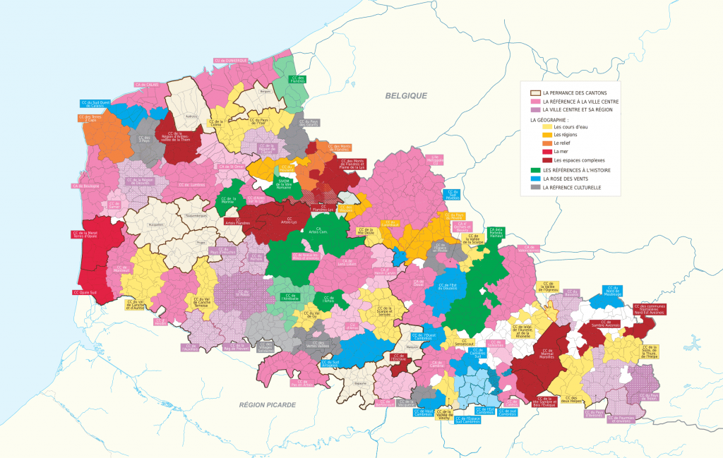 Carte Hauts de France - Nord