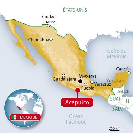 Acapulco - Carte